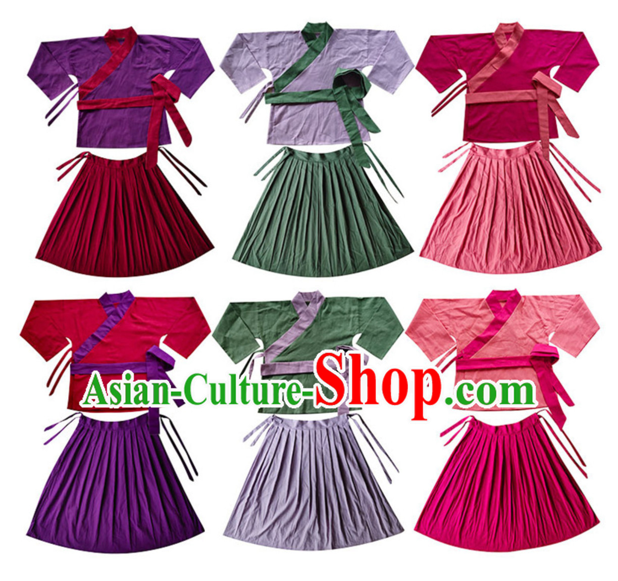 Ancient Chinese Female Servant Costumes Poor People Clothes Costume Farmer Costumes Chinese Civilian Costumes for Women