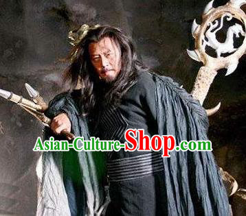 Chinese Ancient Emperor Fuxi Mythlegend Father God First Ancestor Fuxi Shi Tai Hao Costumes Complete Set