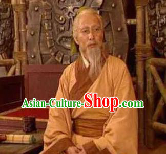 Chinese Ancient Drama Eastern Han Dynasty Famous Doctor Hua Tuo Costumes Complete Set