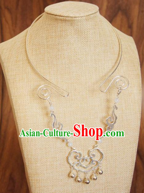 Chinese Traditional Hanfu Jewelry Accessories Ancient Ming Dynasty Princess Cloud Necklace for Women