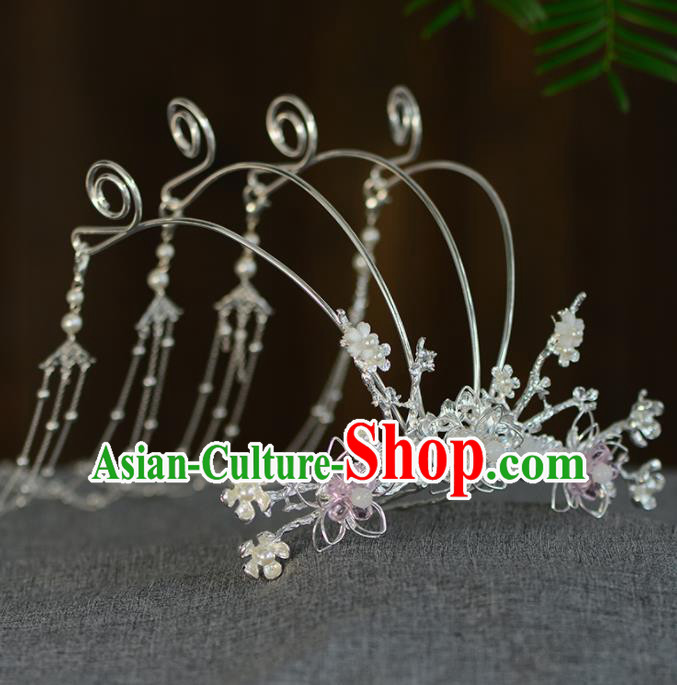 Chinese Ancient Tang Dynasty Princess Phoenix Coronet Hairpins Traditional Hanfu Court Hair Accessories for Women