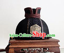 Chinese Traditional Handmade Ming Dynasty Blades Hat Ancient Drama Swordsman Headwear for Men