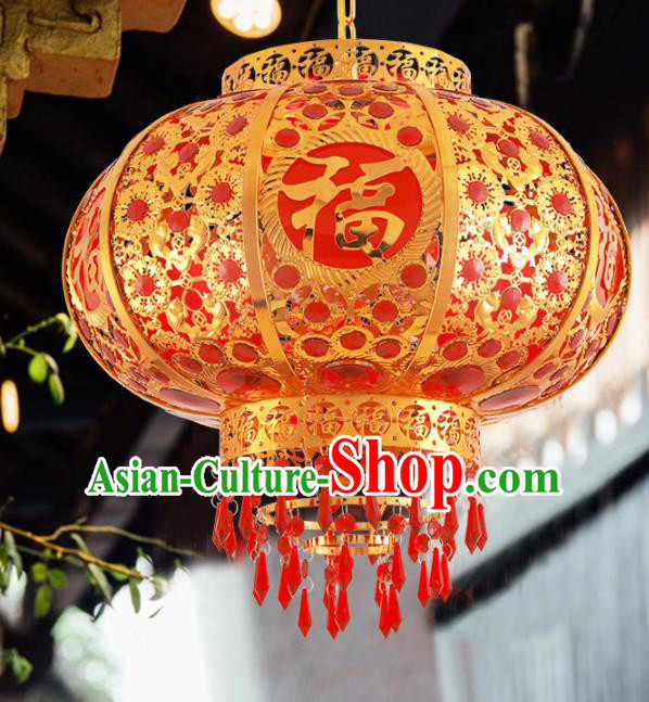 Traditional Chinese Handmade Lantern New Year Hanging Lantern Asian Palace Ceiling Lanterns Ancient Lantern