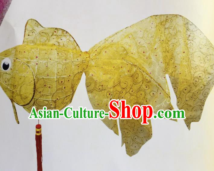 Chinese Traditional New Year Goldfish Palace Lantern Handmade Hanging Lantern Asian Ceiling Lanterns Ancient Lamp