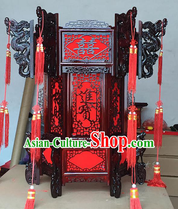 Chinese Traditional New Year Wedding Wood Palace Lantern Asian Handmade Lantern Ancient Lamp