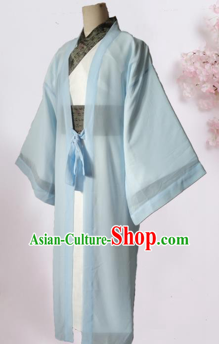 Chinese Traditional Song Dynasty Nobility Childe Costume Ancient Scholar Clothing for Men