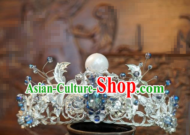 Traditional Chinese Handmade Court Hair Crown Hairpins Hair Accessories Ancient Hanfu Hair Clip for Women