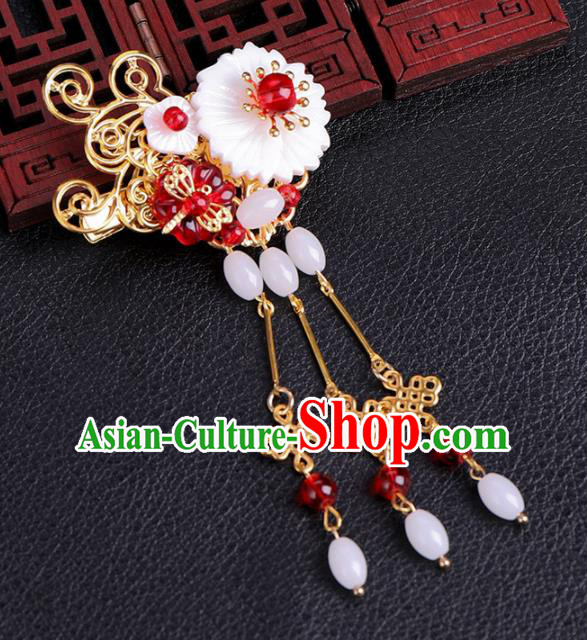 Traditional Chinese Ancient Hanfu Tassel Hair Claws Court Queen Hairpins Handmade Hair Accessories for Women