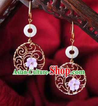Traditional Chinese Classical Earrings Handmade Court Ear Accessories for Women