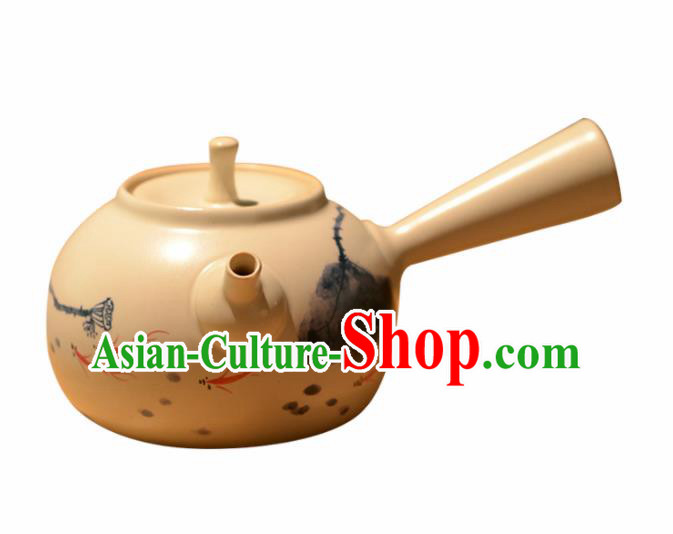 Chinese Classical Hand Painting Jingdezhen Shi Teapot Porcelain Ceramics Tea Kettle