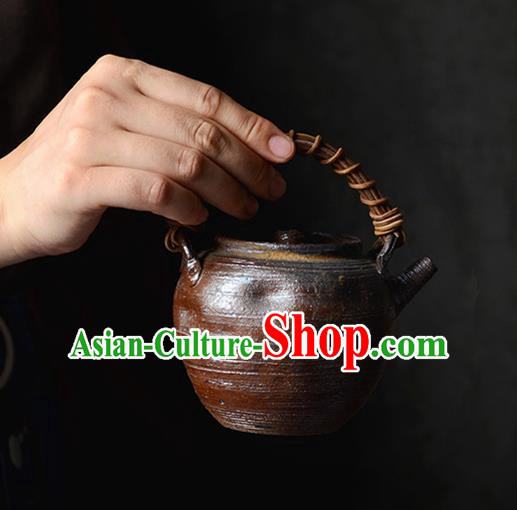 Traditional Chinese Handmade Kung Fu Zisha Teapot Red Clay Pottery Teapot