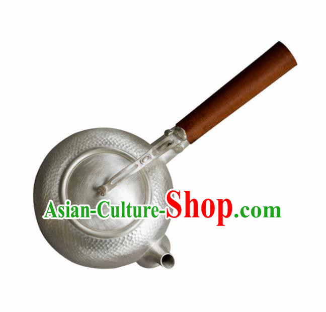 Traditional Chinese Handmade Kung Fu Teapot Silver Teapot