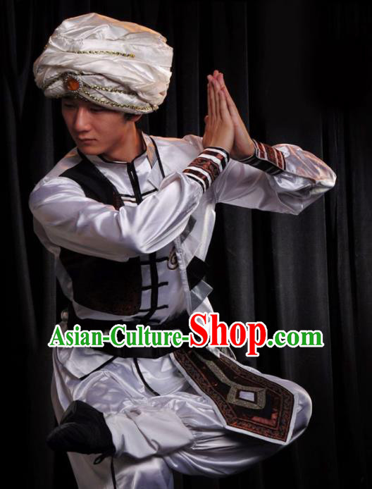 Professional Indian Dance Costume Oriental Dance Stage Show Clothing for Men