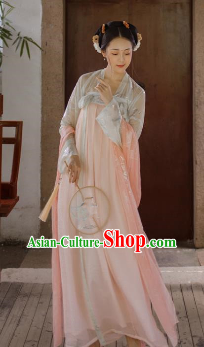 Chinese Tang Dynasty Court Lady Hanfu Dress Traditional Ancient Imperial Consort Costumes for Women