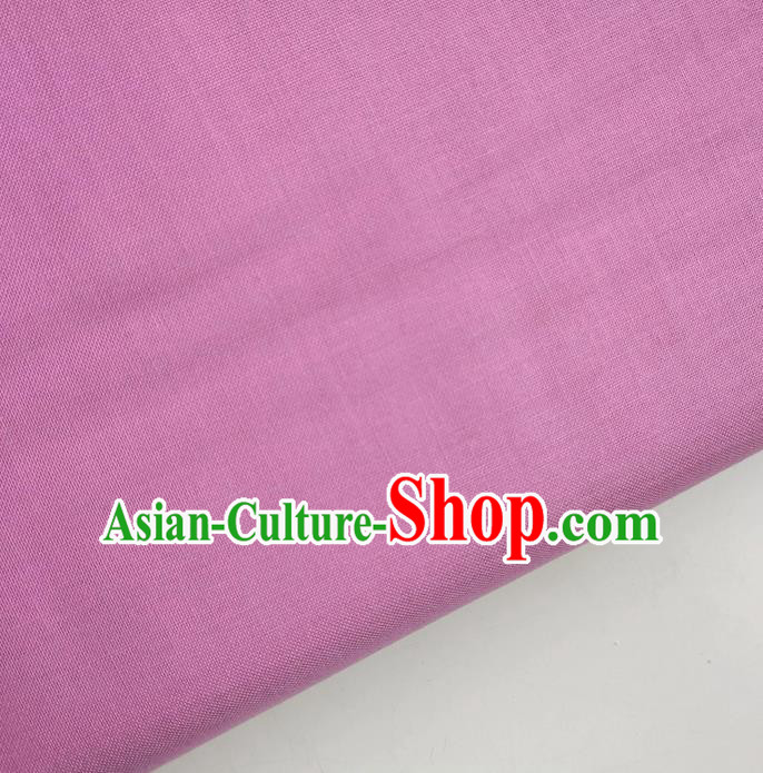 Traditional Chinese Pink Fabric Ancient Hanfu Cheongsam Cotton Cloth
