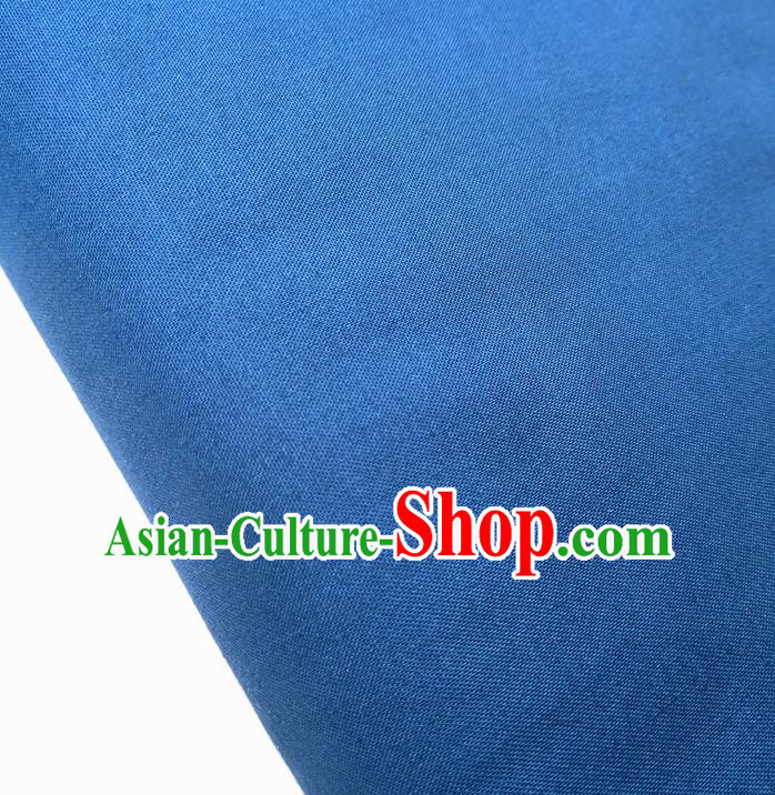 Traditional Chinese Blue Fabric Ancient Hanfu Cheongsam Cotton Cloth