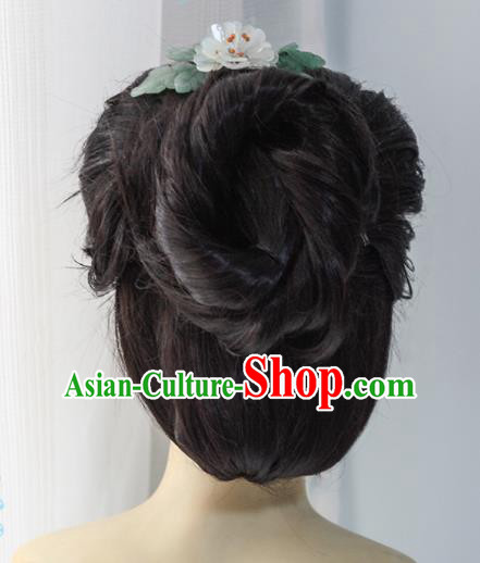 Chinese Traditional Cosplay Palace Lady Hair Wigs Ancient Swordswoman Wig Sheath Hair Accessories for Women