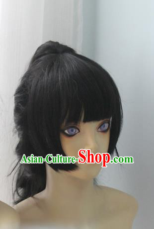 Chinese Traditional Cosplay Hair Wigs Ancient Female Swordsman Wig Sheath Hair Accessories for Women