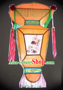 Chinese Traditional Painting Chrysanthemum Yellow Palace Lantern New Year Hanging Lamp Lantern Festival Lamp