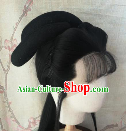 Chinese Traditional Cosplay Beijing Opera Princess Wigs Ancient Nobility Lady Wig Sheath Hair Accessories for Women