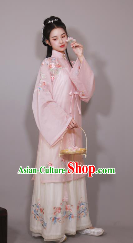Traditional Chinese Ming Dynasty Rich Female Replica Costumes Ancient Nobility Lady Hanfu Dress for Women