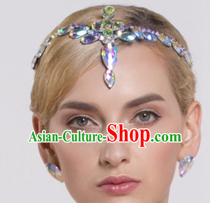 Handmade Latin Dance Competition Hair Clasp Modern Dance International Rumba Dance Hair Accessories for Women