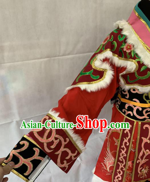 Chinese Beijing Opera Princess Red Dress Traditional Peking Opera Diva Costume for Women