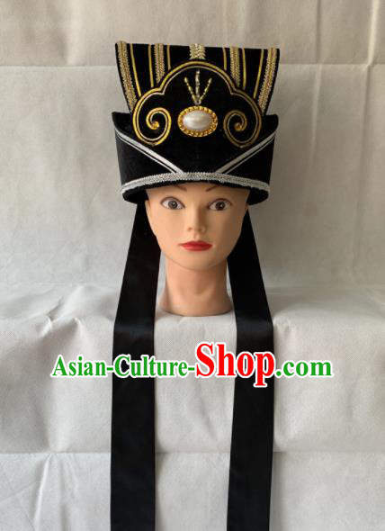 Chinese Beijing Opera Minister Hat Traditional Peking Opera Royal Highness Headwear for Men