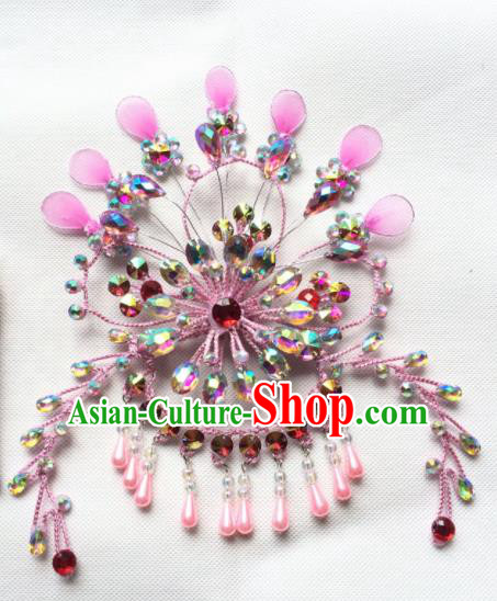 Chinese Beijing Opera Diva Phoenix Hairpins Traditional Peking Opera Hair Accessories for Women