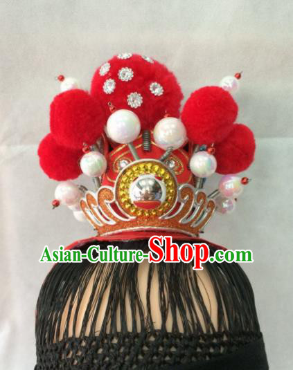 Chinese Beijing Opera Niche Hair Crown Traditional Peking Opera Prince Headwear for Men