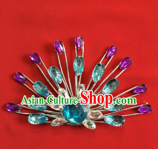 Chinese Beijing Opera Actress Hair Claw Traditional Peking Opera Princess Hair Accessories for Women