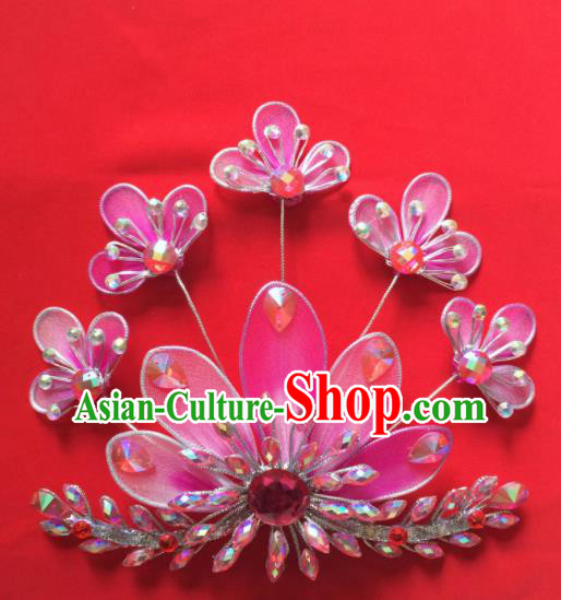 Chinese Beijing Opera Princess Hair Claw Hairpins Traditional Peking Opera Diva Hair Accessories for Women