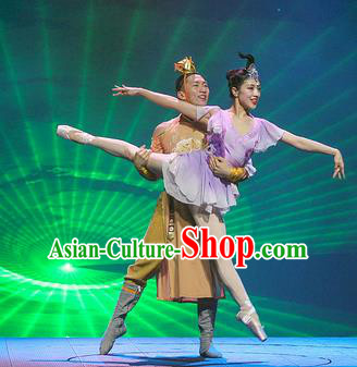 Chinese The Romantic Show of Mingyue Stage Show Classical Dance Costumes for Women for Men