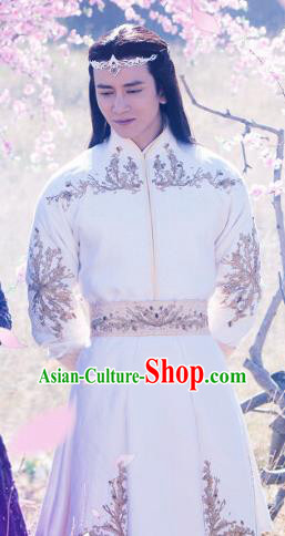 Ancient Chinese Drama Swordsman Chong Ming Hanfu Clothing Ever Night Traditional Tang Dynasty Prince Costumes for Men