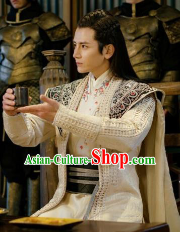 Drama Ever Night Chinese Ancient Crown Prince Longqing Hanfu Clothing Traditional Tang Dynasty Swordsman Costumes for Men