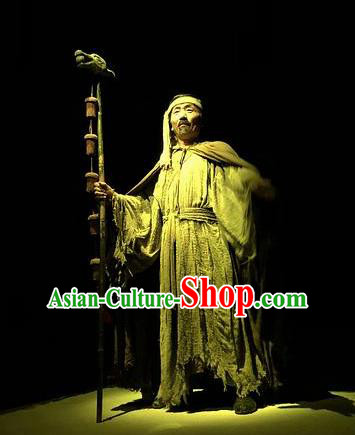 Chinese Encore Dunhuang Han Dynasty Envoy Clothing Stage Performance Dance Costume for Men