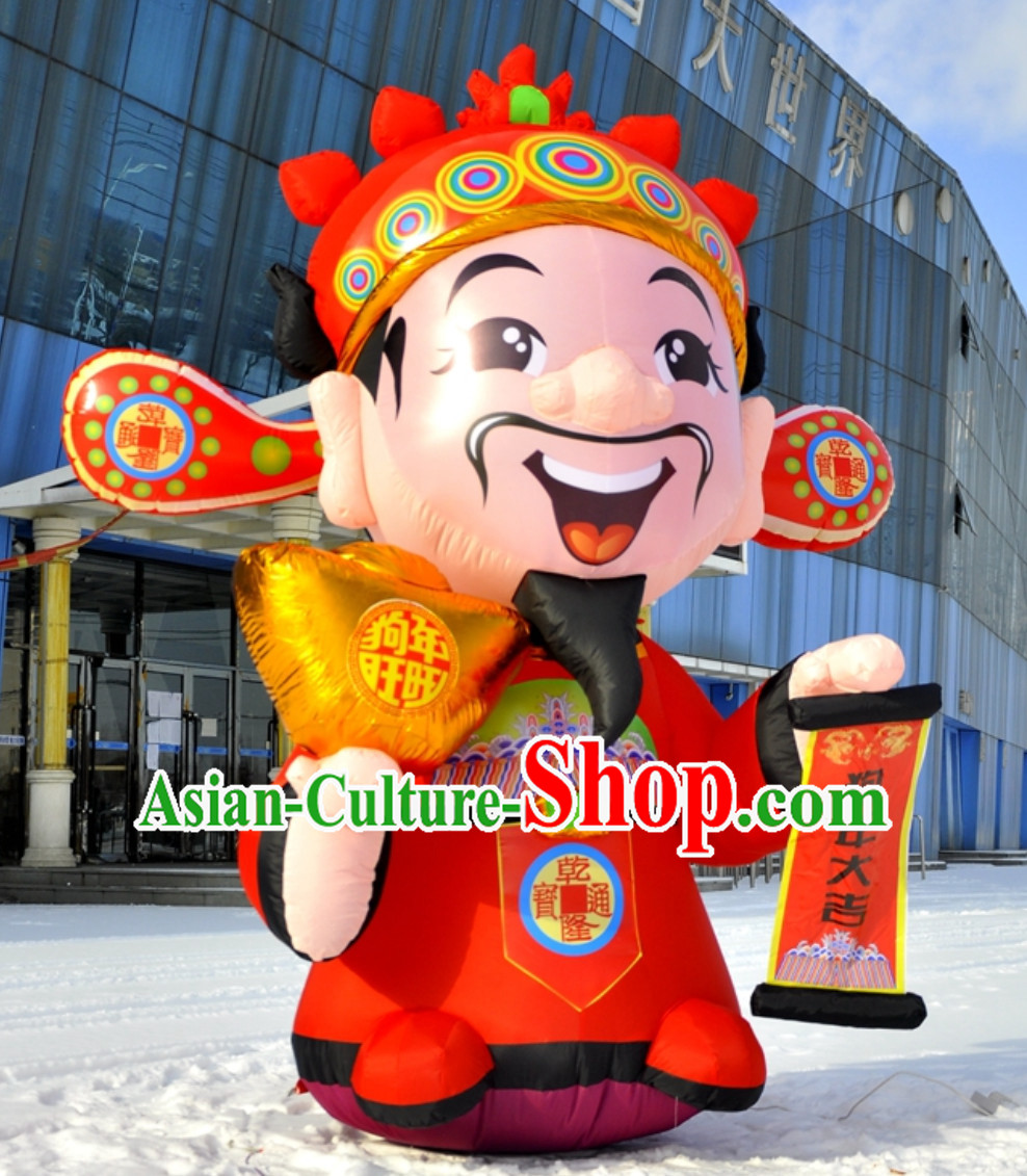 Chinese New Year Cai Shen Inflatable China Spring Festival God of Wealth Inflatables