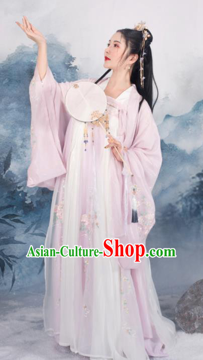 Traditional Chinese Tang Dynasty Royal Infanta Replica Costumes Ancient Court Princess Hanfu Dress for Women