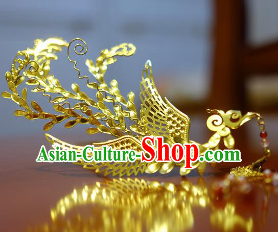 Chinese Traditional Ancient Court Queen Phoenix Hairpins Classical Hanfu Hair Accessories for Women