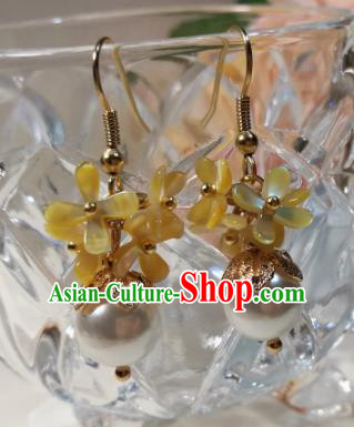 Traditional Chinese Classical Osmanthus Fragrans Earrings Hanfu Jewelry Accessories for Women