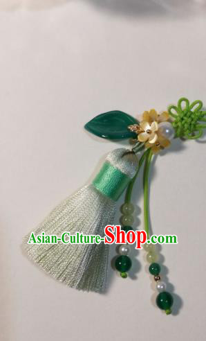 Traditional Chinese Classical Brooch Pendant Hanfu Tassel Breastpin Accessories for Women