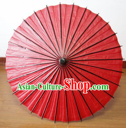 Traditional Chinese Cosplay Swordsman Red Oil Paper Umbrella Ancient Princess Umbrella for Women