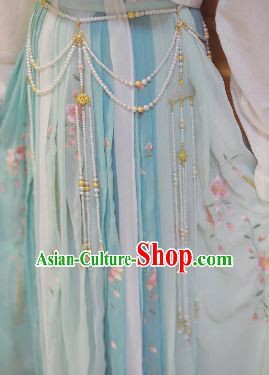 Traditional Chinese Hanfu Tassel Belts Ancient Princess Waist Accessories for Women