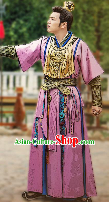 Ancient Chinese Song Dynasty Swordsman Wei Yanei Hanfu Clothing Drama Young Blood Nobility Childe Costumes for Men