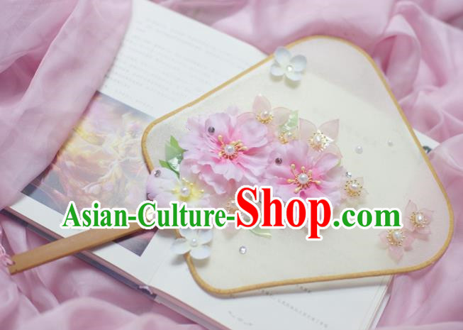 Traditional Chinese Hanfu Silk Fans Ancient Princess Palace Fans for Women