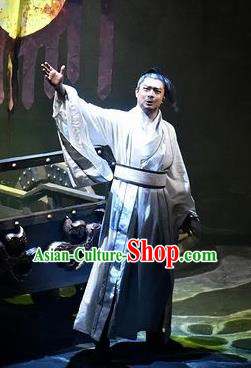 Chinese Drama Shang Yang Swordsman Clothing Stage Performance Dance Costume for Men