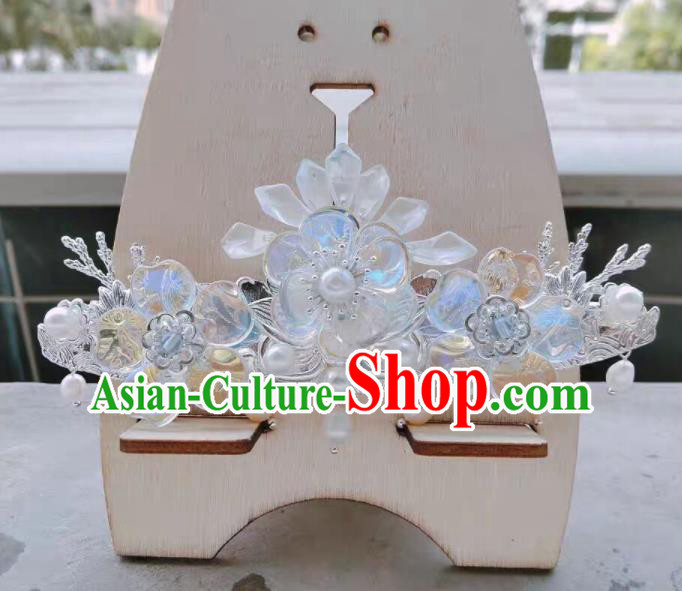 Traditional Chinese Hanfu Palace Royal Crown Hairpins Ancient Princess Hair Accessories for Women