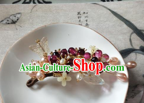 Traditional Chinese Hanfu Palace Flowers Hair Stick Hairpins Ancient Princess Hair Accessories for Women