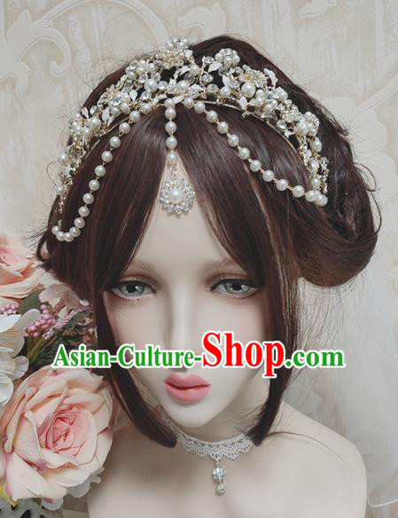 Top Grade Baroque Princess Crystal Royal Crown Handmade Hair Accessories for Women