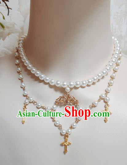 Top Grade Gothic Beads Necklace Handmade Necklet Accessories for Women